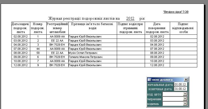 печать бланков путевого листа автобуса, Подорожній лист автобуса комп'ютерна программа, Подорожній лист автобуса скачать программа Украина, учет гсм для автобуса, облік ГСМ автобус з ГБО, Подорожный лист автобуса Украина программа